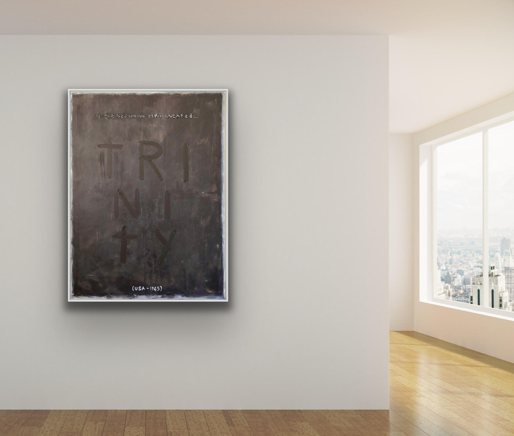 Untitled U ME - TRINITY original canvas acrylic painting